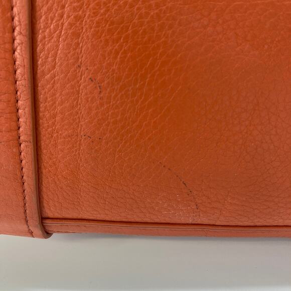 Cole Haan Village F05 burnt orange, gold, handbag. - Picture 6 of 11